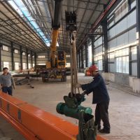 廣西南寧起重機廠家生產銷售—LX型懸掛起重機安裝現場