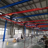 成都綿陽kbk柔性梁起重機、輕小型吊車車間運輸設備