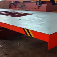 河南省法蘭克平車生產KP電動平車過跨車地平車 20T