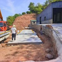 十堰100T全電子汽車衡安裝